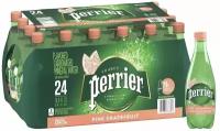 Вода минеральная Perrier (Перье) со вкусом Грейпфрута 0,5 л х 24 бутылки, газ пэт