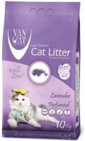 Комкующийся наполнитель Vancat VAN CAT Lavender для кошачьих туалетов без пыли с ароматом лаванды 5 кг