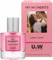 Туалетная вода женская My Moments Love Love, 50 мл