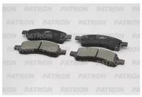 Колодки тормозные дисковые передн GM Chevrolet SSR 2006, Chevrolet TrailBlazer 2006 2009, GMC Envoy 2006 2009 PATRON PBP060