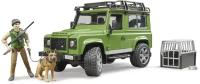 Bruder 02587 "Внедорожник Land Rover Defender" с фигуркой и собакой (фикс. цена) 2587