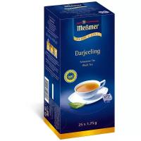 Черный чай в пакетиках Messmer Darjeeling Байховый чай для заварки 25 шт по 1,75 гр