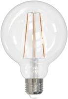 Лампа светодиодная филаментная E27 10W 4000K прозрачная, Uniel