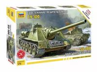 Сборная модель - Советский истребитель танков СУ-100 Звезда 1:72 (5044)