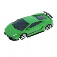 Машина металлическая LAMBORGHINI GALLARDO LP 570-4 SUPERLEGGERA, 1:64, цвет зеленый