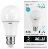 Светодиодная лампа Gauss Elementary LED A60 20W E27 4100K