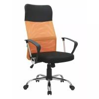 Компьютерное кресло Рива 8074 офисное, обивка: текстиль/искусственная кожа, цвет: оранжевый