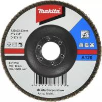 Упаковка лепестковых шлифовальных дисков Makita (D-27115) 10шт