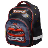 RU07002 Рюкзак Berlingo Kids "Superhero" 36*27*12см, 1 отд, 3 кармана, эргономичная спинка, LED кант