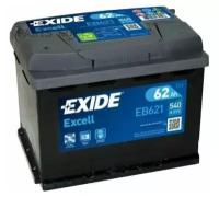 АКБ EXIDE Excell 12V 62Ah 540A 242x175x190 /+-/ EXIDE EB621