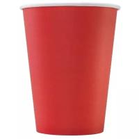 Одноразовый бумажный стакан Красный 250 мл