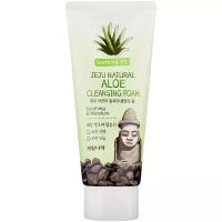 Welcos Пенка для умывания Jeju Natural Aloe Cleansing Foam 120гр