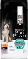 Pro Plan Grain Free Medium&Large корм для взрослых собак средних пород с чувствительным пищеварением Индейка, 12 кг