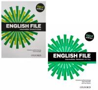 Комплект English File (3rd). Intermediate. Student's Book + Workbook with key + Student's Site