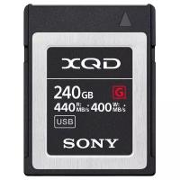 Карта памяти Sony QDG*F 240 GB, чтение: 440 MB/s, запись: 400 MB/s