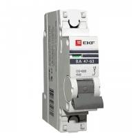 Автоматический выключатель EKF 1P 32А (C) 4,5kA ВА 47-63 PROxima mcb4763-1-32C-pro