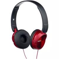 Наушники с микрофоном Sony MDR-ZX310AP R, красный