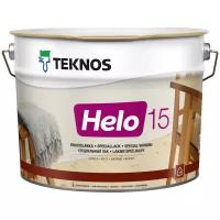 Лак Teknos Helo 15 уретано-алкидным матовый бесцветный 9 л