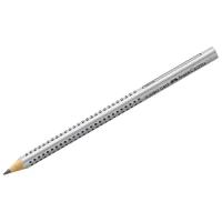 Faber-Castell Карандаш чернографитный Jumbo Grip B утолщенный (111900) серый 1 шт