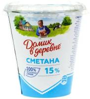 Сметана Домик в деревне 15%, 300г