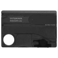 Нож многофункциональный VICTORINOX Швейцарская карточка Victorinox SwissCard Lite, черный
