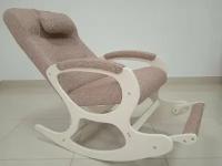 Кресло качалка с подножкой, в подарок мягкий чехол для подножки, для дома, для отдыха, Релакс, мягкие кресла
