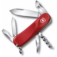 Нож перочинный VICTORINOX Evolution 10, 85 мм, 13 функций, красный