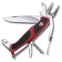 Нож многофункциональный VICTORINOX RangerGrip 74 красный/черный