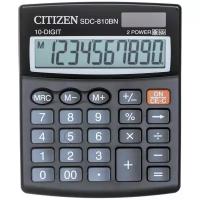 Калькулятор бухгалтерский CITIZEN SDC-810BN, черный