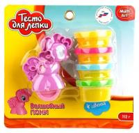 Масса для лепки MultiArt Волшебный пони 4 цвета (B1516544-PONI)