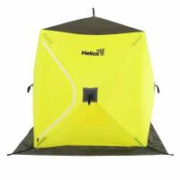 Helios Палатка зимняя Helios "Куб", 1.5 х 1.5 м, цвет жёлтый/серый (HS-WSC-150YG)