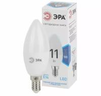 Лампочка светодиодная ЭРА STD LED B35-11W-840-E14 E14 / Е14 11Вт свеча нейтральный белый свeт (цена за 5шт)