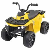 Детский квадроцикл R1 на резиновых колесах 6V - 3201-YELLOW