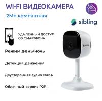 Умная Wi-Fi камера 2Мп компактная