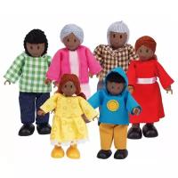 Набор мини-кукол Счастливая афроамериканская семья E3501_HP