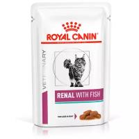 Корм для кошек Royal Canin Renal при проблемах с почками, с рыбой 85 г