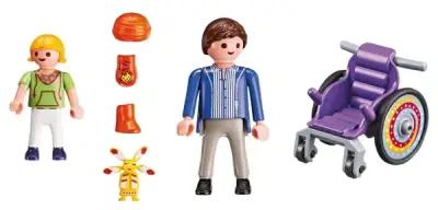 Набор с элементами конструктора Playmobil City Life 6663 Малыш в инвалидной коляске