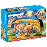 Набор с элементами конструктора Playmobil Christmas 9494 Светящиеся ясли