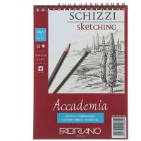 Альбом Fabriano Accademia Schizzi Sketching для эскизов, 14.8x21см, 120г/м2, мелокое зерно, 50л, спираль по короткой стороне (Fabriano 44121421)