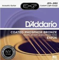 Струны для акустической гитары D'Addario exp26