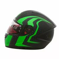 Шлем MT STINGER WARHEAD (XS, Matt Black KAWASAKI Green)