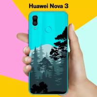 Силиконовый чехол на Huawei nova 3 Лес / для Хуавей Нова 3