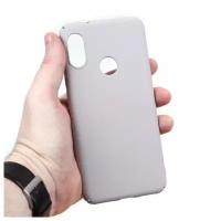 Панель матовая Soft Touch для Xiaomi Redmi 6 Pro/ Xiaomi Mi A2 Lite, 010659 Серый