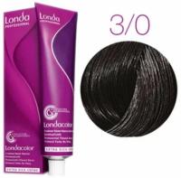 Londa Color стойкая крем-краска, 3/0 темный шатен, 60мл