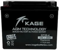 KAGE Аккумулятор YTX20-BS, GYZ20H, YTX20H-BS