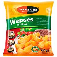 Farm Frites Замороженный картофель Wedges Original, 600 г