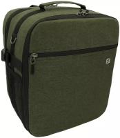 Рюкзак-трансформер сумка для ручной клади Pobedabags Green Advanced 36х30х27/20
