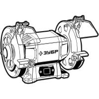 ЗУБР СТ-150 заточной станок, d150 мм, 200 Вт