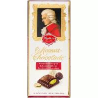 Шоколад Reber Mozart Chocolade Горький шоколад с фисташковым пралине, 100 г