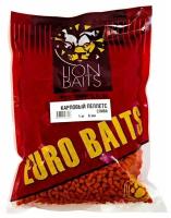 Пеллетс карповый LION BAITS Carp pellets Слива оранжевый 6мм 1кг